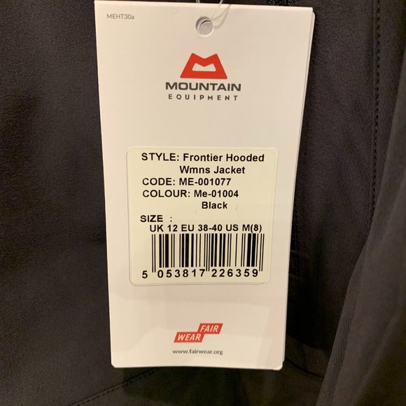 MEC Black Frontier Hooded Jacket - Picture 4 of 5